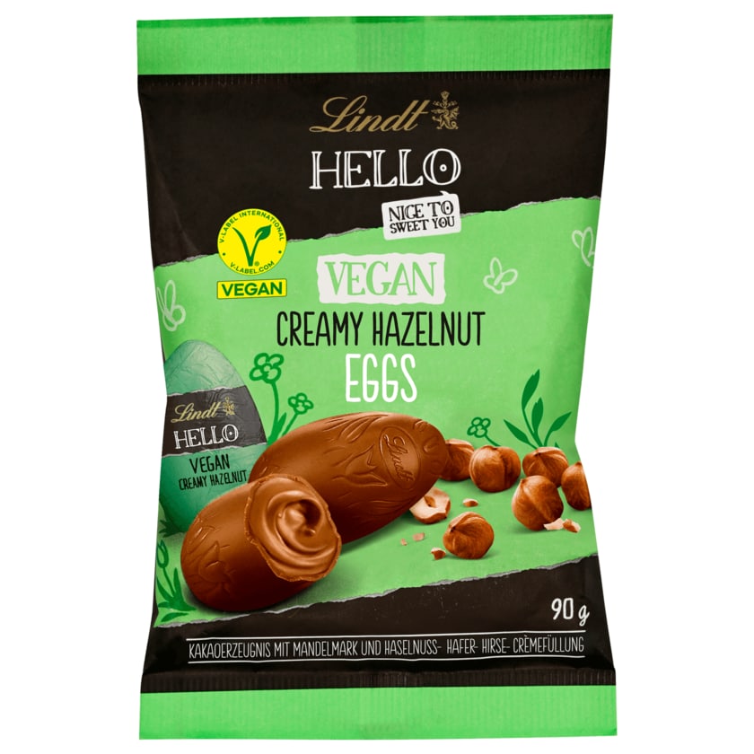 Lindt HELLO Eggs Creamy Hazelnut vegan 90g